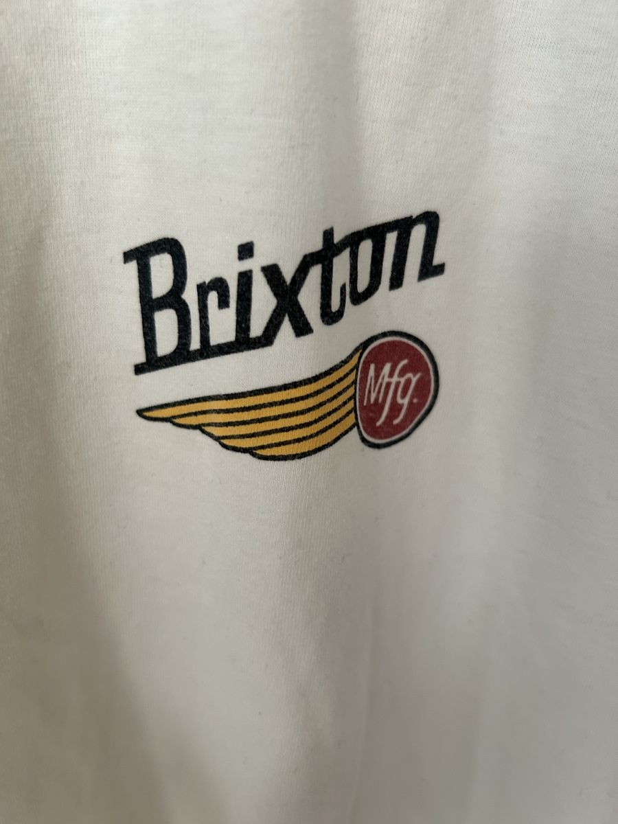 T-shirt: Brixton cream baseball tee XL – Usato da Zürich venduto da fan_z5fl 3