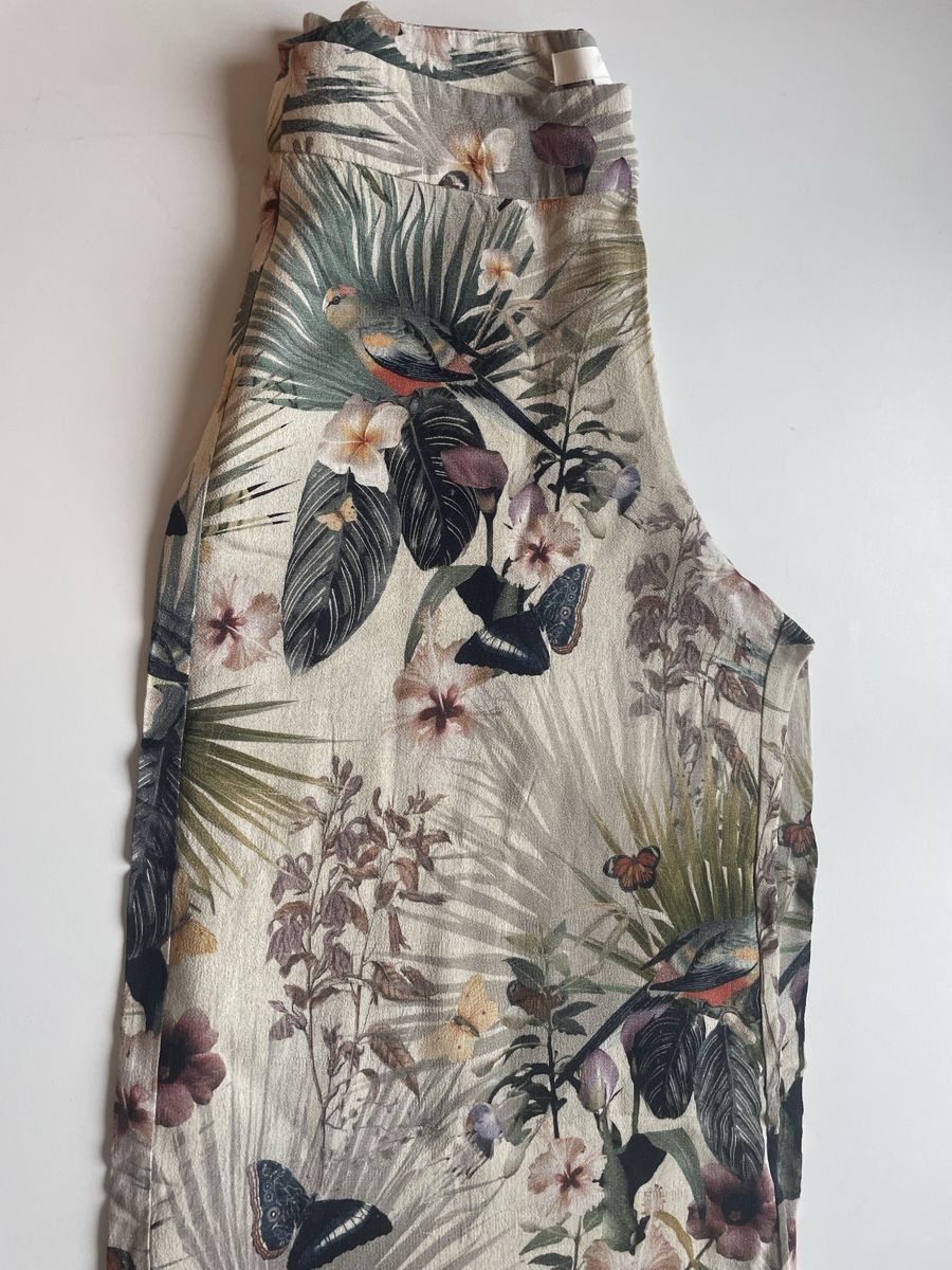 H&M Pantaloni: H&M weite Hose Dschungelprint, Gr. M – Nuovo (secondo la descrizione) da Gockhausen venduto da AnneT07 2