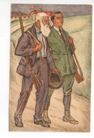 KÜNSTLER AK Schweiz. Schützenverein 1924
