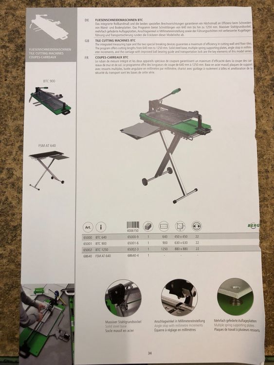 Bellota Fliesenschneider POP 60-B - Professionell Für Wand- Und Bodenfliesen