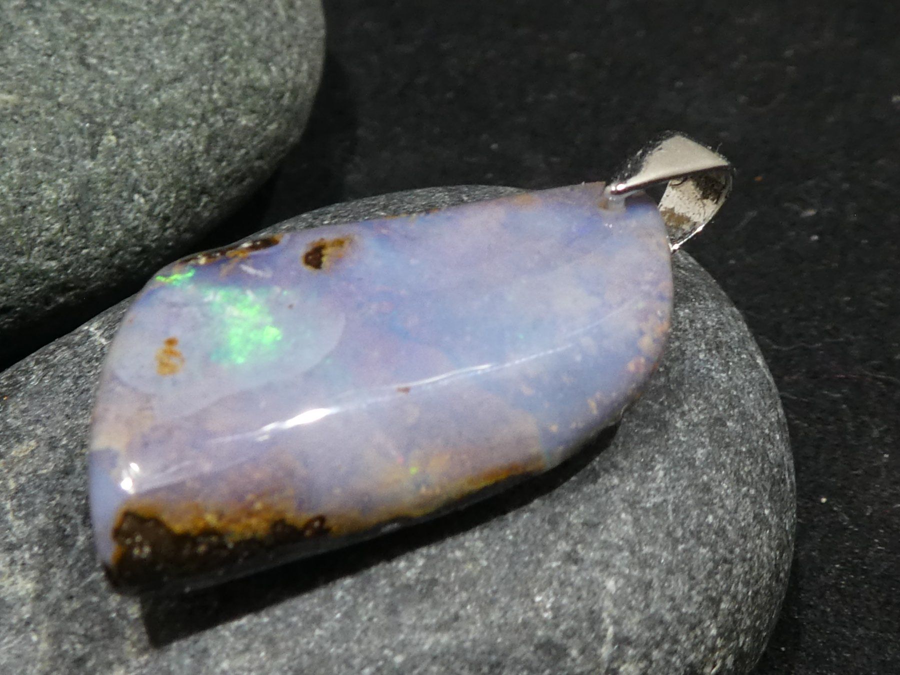 Ciondoli: Anhänger Boulder Opal. – Nuovo (secondo la descrizione) da Niederbüren venduto da Raphael014 1