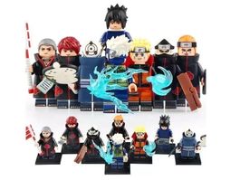 8 NARUTO SHIPPUDEN MINIFIGUREN - KLEMMBAUSTEIN FIGUREN