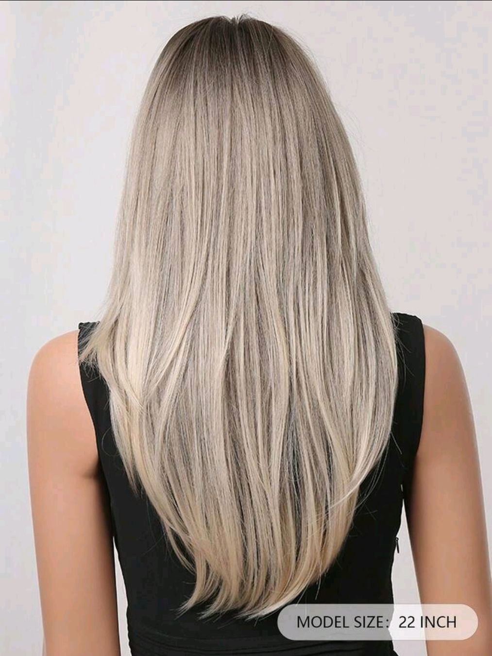 Parrucche:  lange gerade Platinblond Perücke – Nuovo e nell'imballaggio originale da Oftringen venduto da sweden03 1