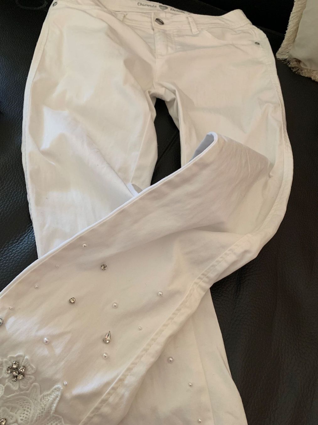 Hosen: Edle Sommerhose weiss Gr.36 – Gebraucht aus Heiden von andraaa
