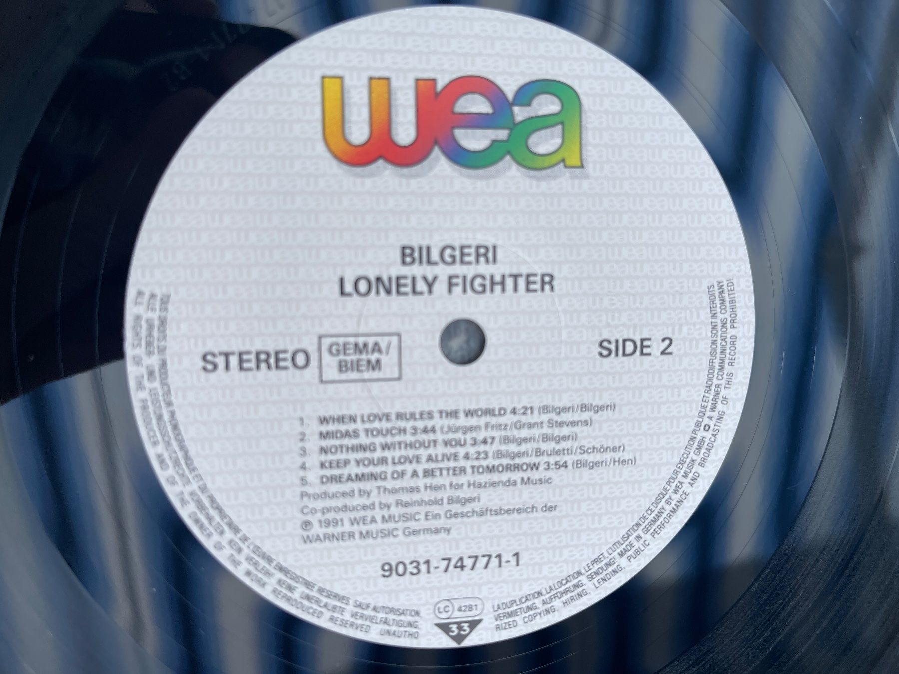 Dischi in vinile: A433/Bilgeri Lonely Fighter – Usato da Frutigen venduto da Philippe_jsp 2