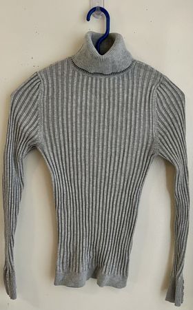 Grauer Rollkragenpullover von New Look, Grösse 36 Top!