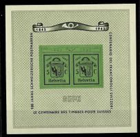 1943, W18**. Block Genf postfrisch + einwandfrei (14527)