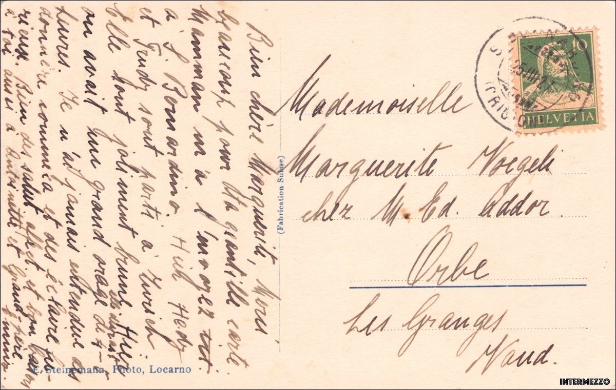 Cartoline postali: San Bernardino GR // 1927 Capella vecchia – Usato da Basel venduto da intermezzo12 1
