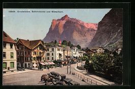 Grindelwald, Strassenpartie am Bahnhofpl