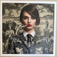 Bit Dancer: Smoking Fornasetti Lady, signiert 4/5