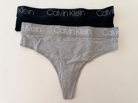 CALVIN KLEIN, High Waist String, Grösse M, 2 Stück