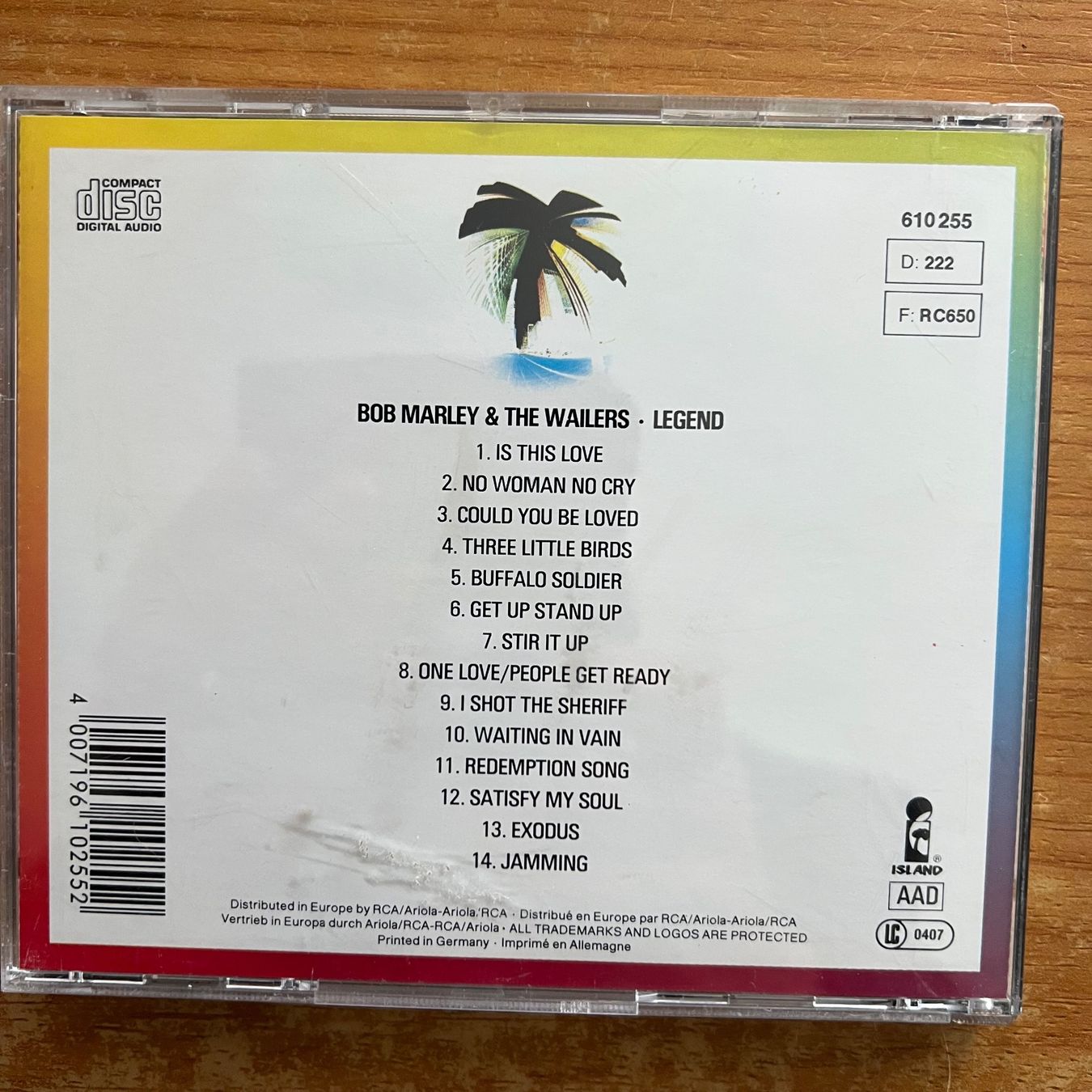 CDs: Bob Marley - Legend / CD - EU-Press. 1994 – Gebraucht aus Gais von soundcave57 1