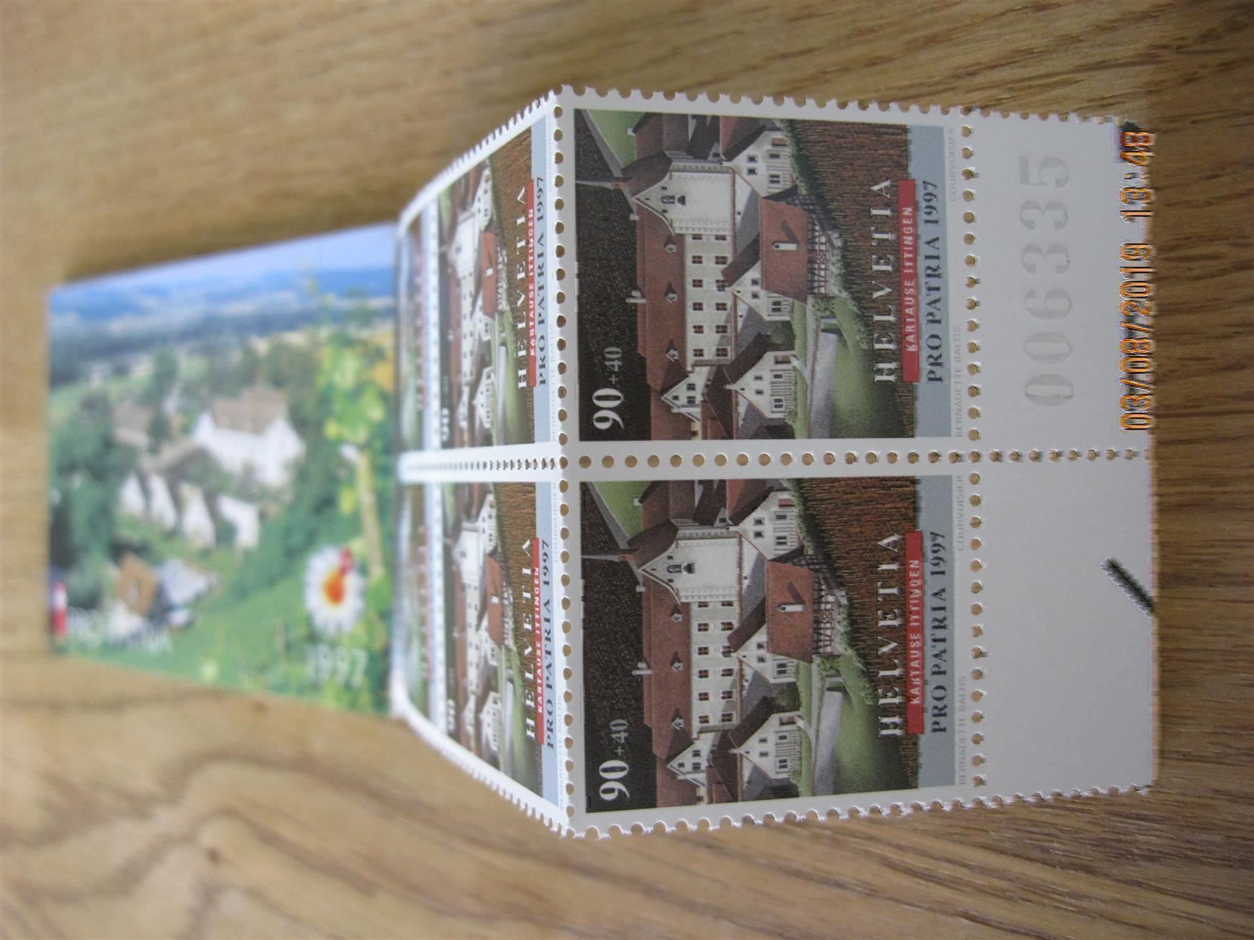 Alle Briefmarken: 1997 Pro Patria Markenheft Postfrisch – Neu (gemäss Beschreibung) aus Affoltern am Albis von Andrezc 1