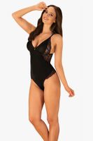 Eleganter Body Obsessive Vanessme Schwarz S/M, L/XL