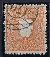 Alt Deutschland 1863 Sachsen Wappen Motiv 1/2 Neu-Groschen