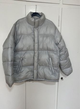 Zara Jacke  Gr. L Silber Warm Winterjacke Übergangsjack