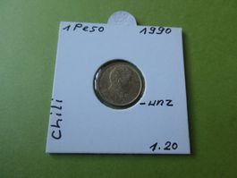 Chile 1990, 1 Peso    unz