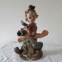 Versand möglich! Musizierende Clown Figur, Vintage