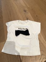 Mädchen T-Shirt ZARA weiss Grösse 86 mit Schleife