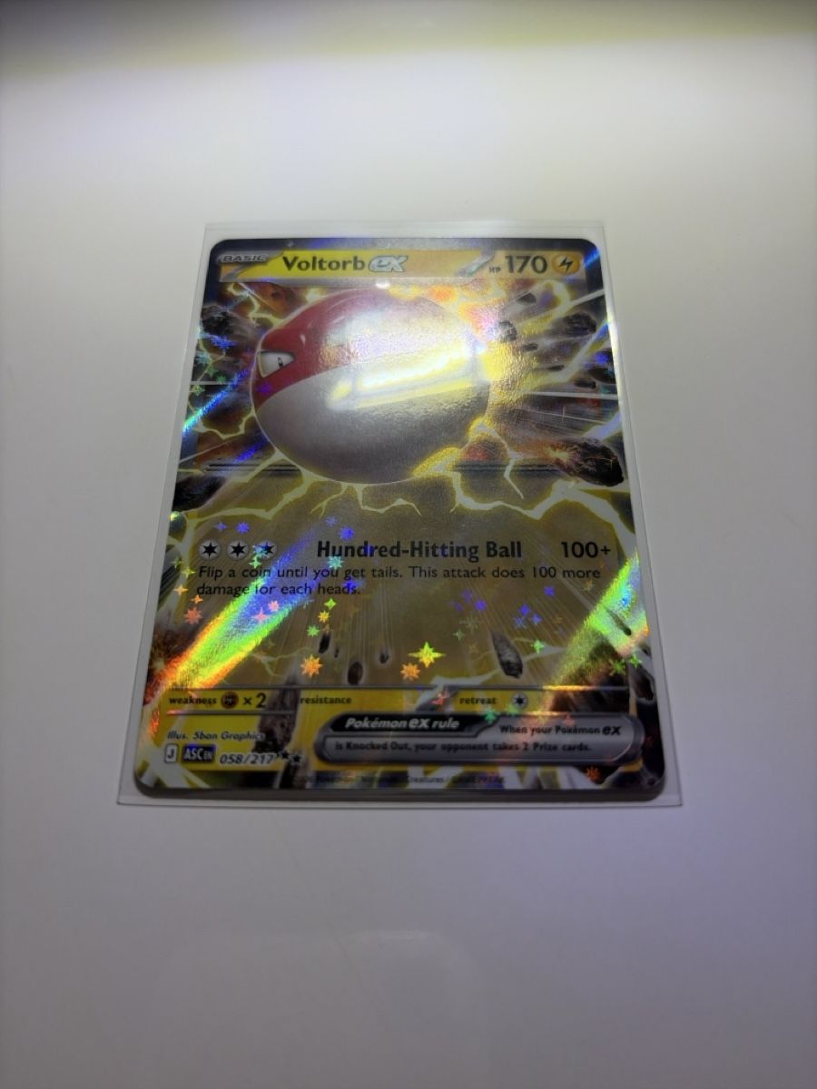 Pokémon Carte collezionabili: Voltorb EX Karte Pokemon 058/217 Ascended Heroes – Nuovo (secondo la descrizione) da Galgenen venduto da Miachelle 2