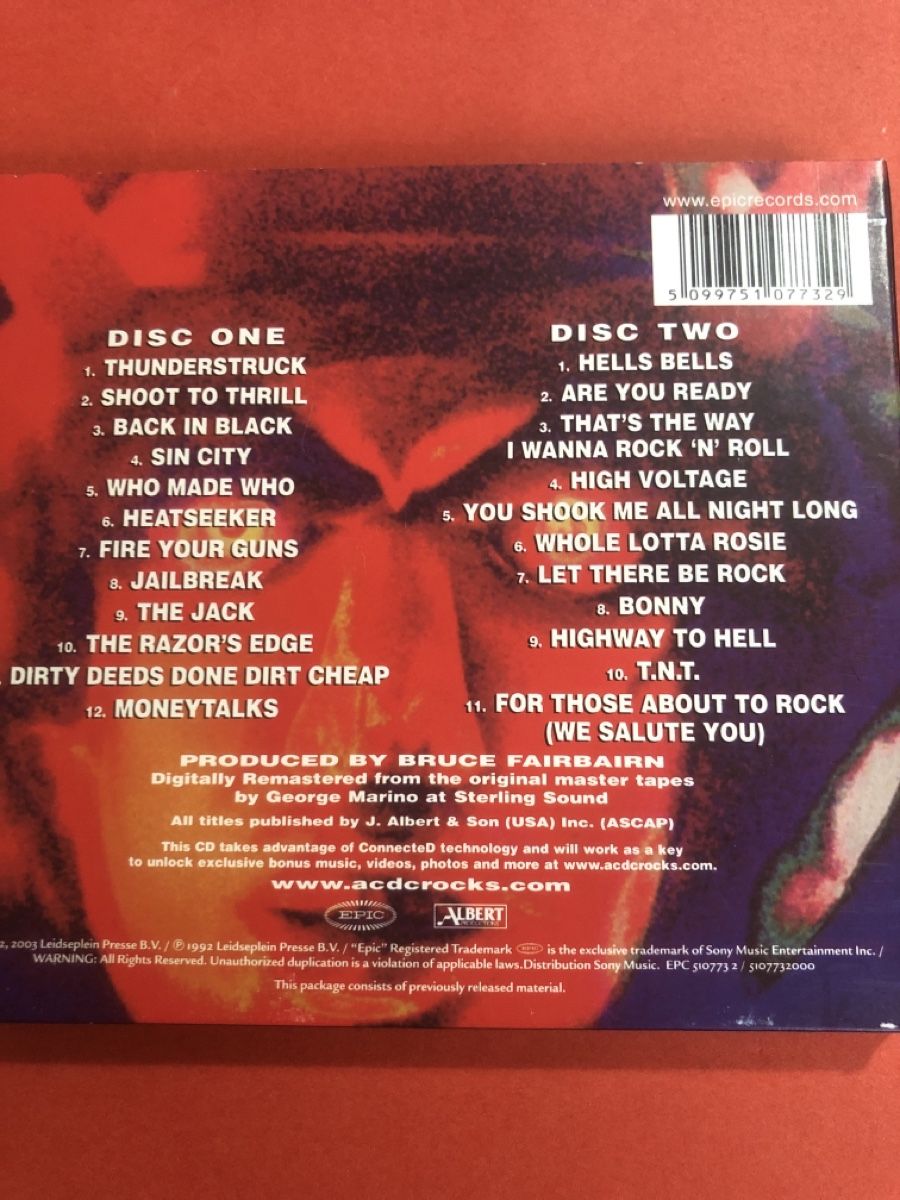 CDs: AC/DC LIVE    2 CD  – D'occasion à Flaach par rubo7 3