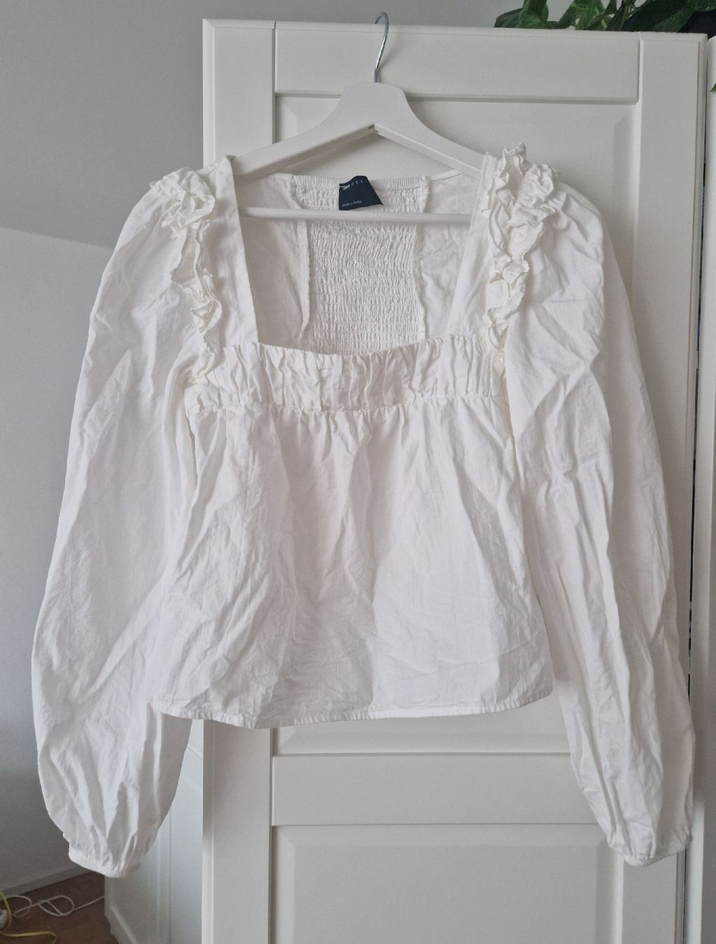 Asos Camicette: Neu - Weisse Rüschen Bluse, Asos, Gr. S – Nuovo (secondo la descrizione) da Fislisbach venduto da mgr_yy8b 1
