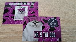 FL-Cryptobriefmarke Nr. 9 - The Dog - Auflage nur 2000 Stk