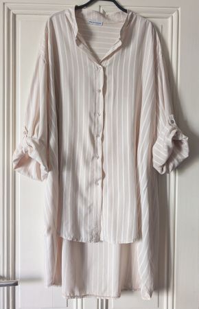 NEW COLLECTION : Longue chemise asymétrique Lagenlook XXL++