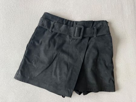 Zara TRF Hosenrock / Skort in Wildleder-Optik