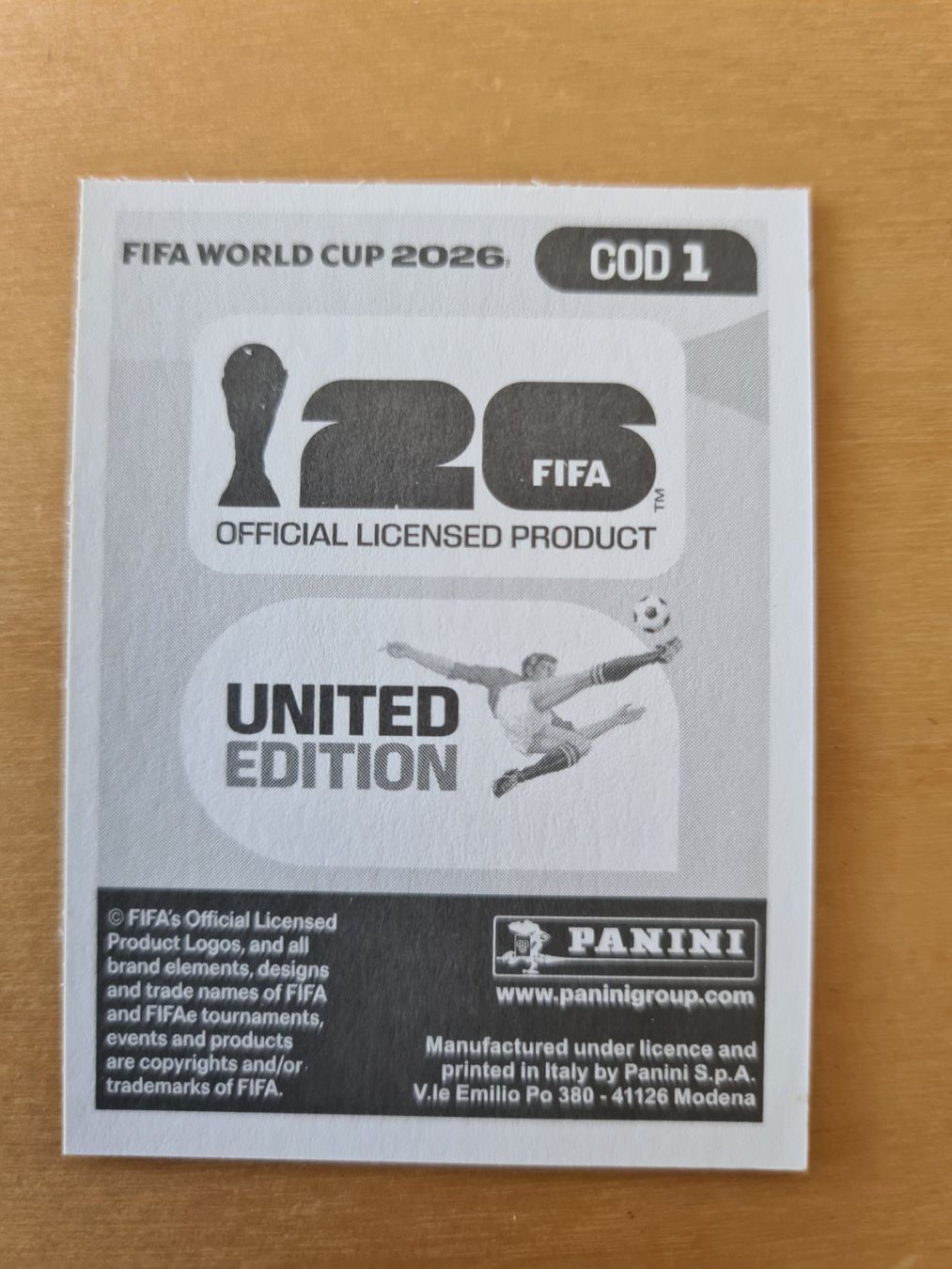 Panini Carte collezionabili: Panini Fifa World Cup 2026 Nr. COD 1 Wappen Kongo – Nuovo (secondo la descrizione) da Oberwil BL venduto da Spieltopia 1