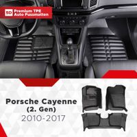 5D Premium Auto Fussmatten Porsche Cayenne (2.Gen) 2010-2017