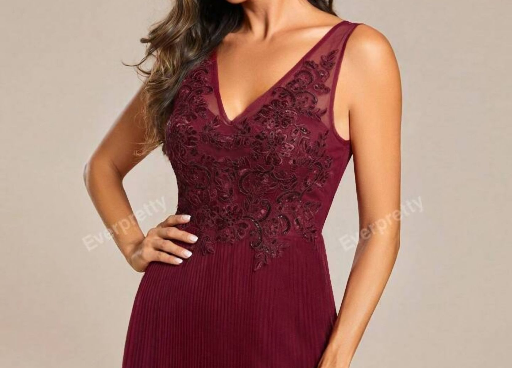 Vestiti: Abendkleid L bordeaux – Nuovo e nell'imballaggio originale da Büttikon AG venduto da PAM120319 2