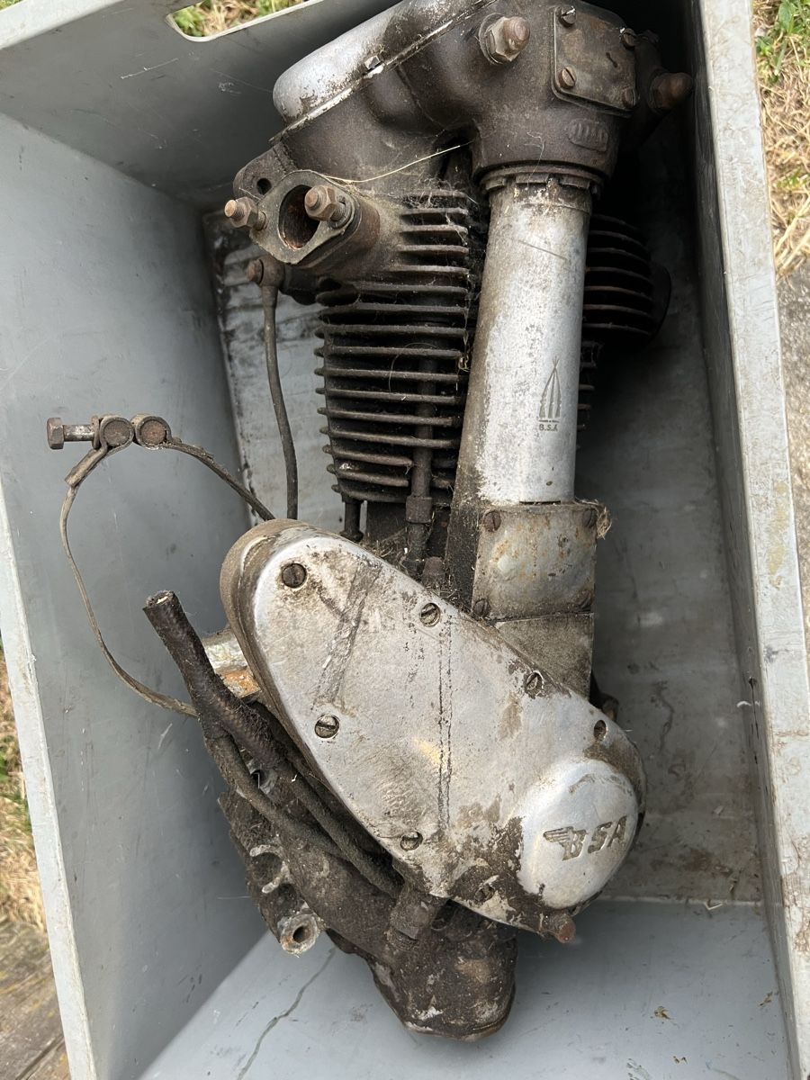 Motosacoche Moteurs: Scheunenfund Motorrad Motor BSA ZB31  – D'occasion à Theilingen par ovi123