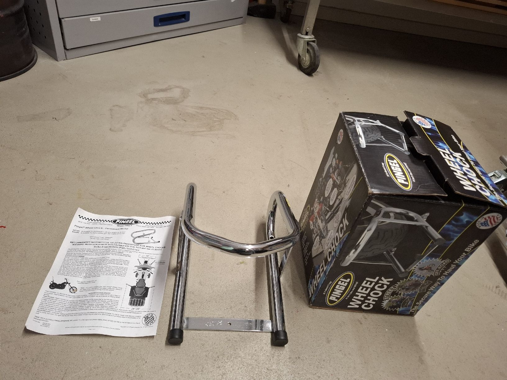 Stander: Pingel Motorrad Radklemme / Wippe. NEU – Nuovo e nell'imballaggio originale da Trimmis venduto da cni_6qn8 1