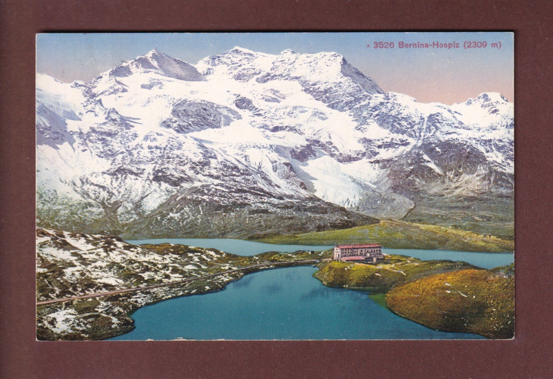 Cartes postales: BERNINA-HOSPIZ - 1924 – D'occasion à Pully par nicecards-shop