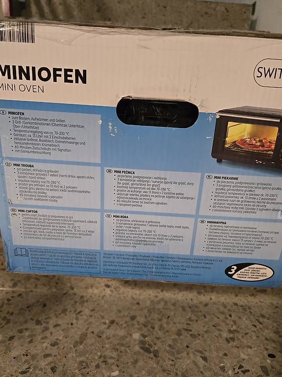 Forni: Mini Backofen 13lt. – Usato da Oberentfelden venduto da Giants