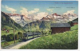 Partie an der SERNFTALBAHN - Linie Schwanden Matt Engi Elm