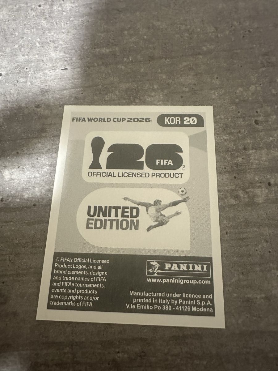 Panini Carte collezionabili: KOR 20 , FIFA WORLD CUP 2026 PANINI – Nuovo (secondo la descrizione) da Frauenfeld venduto da 1PegPeg1 1