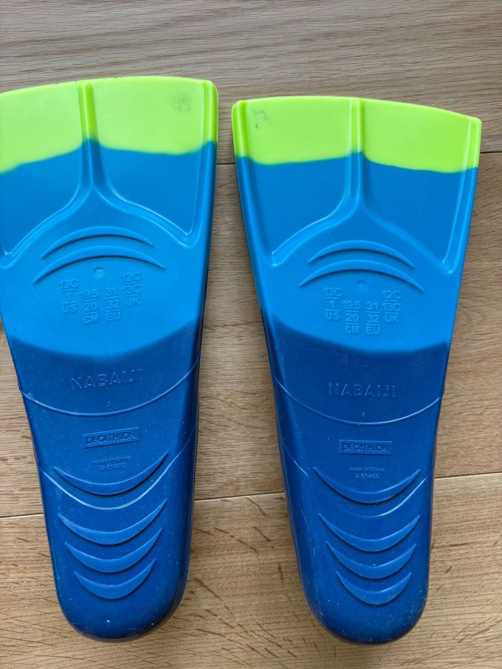 Decathlon Pinne, Maschere & Boccagli: Badeflossen Nabaiji Grösse 31/32 – Usato da Muttenz venduto da kuz_kx79 1