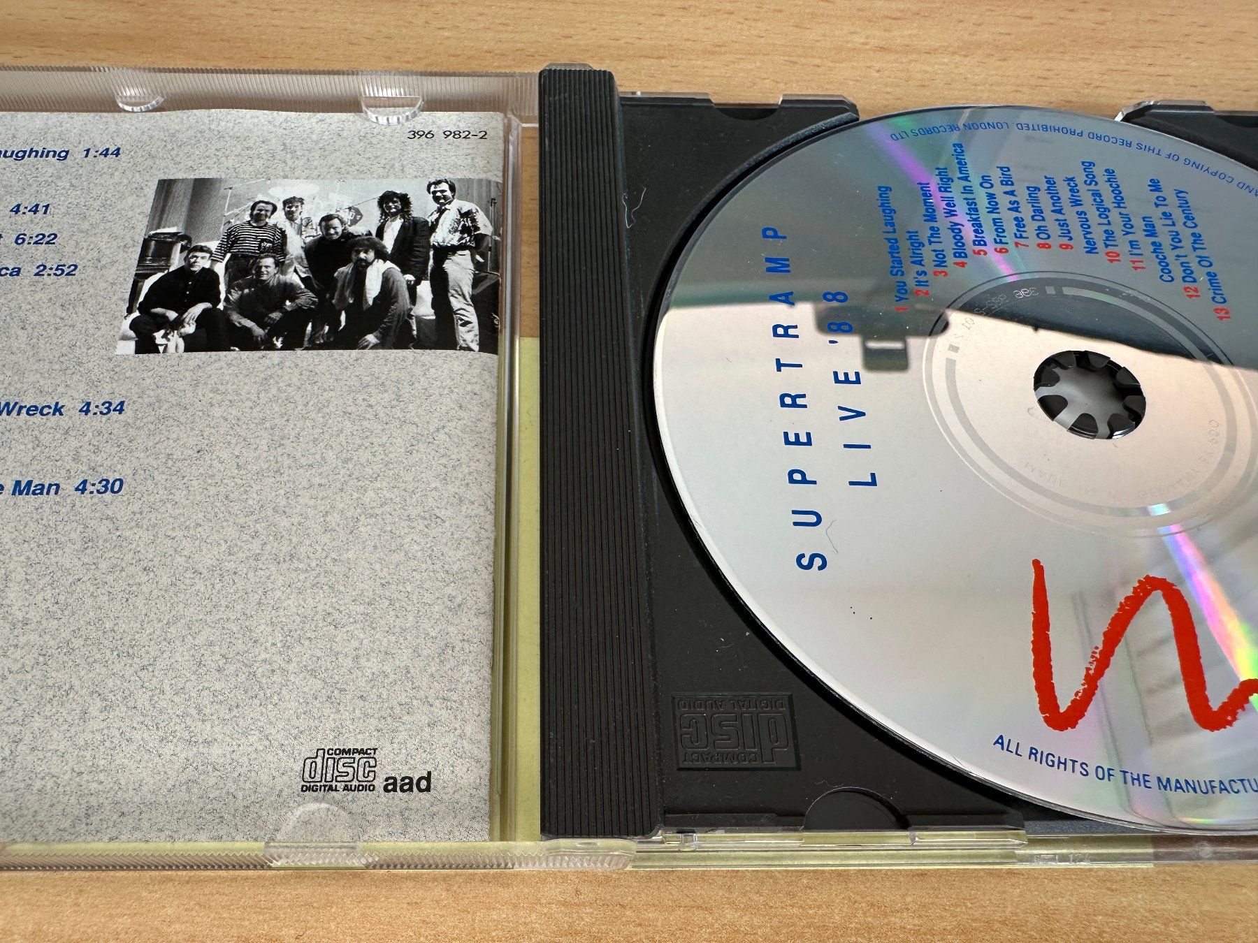CD: Supertramp – Live '88 – Usato da Rikon im Tösstal venduto da Alpenmutz 2