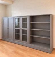 Eleganter, geräumiger Schrank in modernem Grau – 240 cm