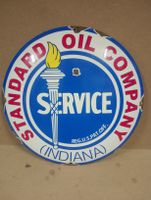 Emaille Schild Standard Oil Company ca 29.5 cm