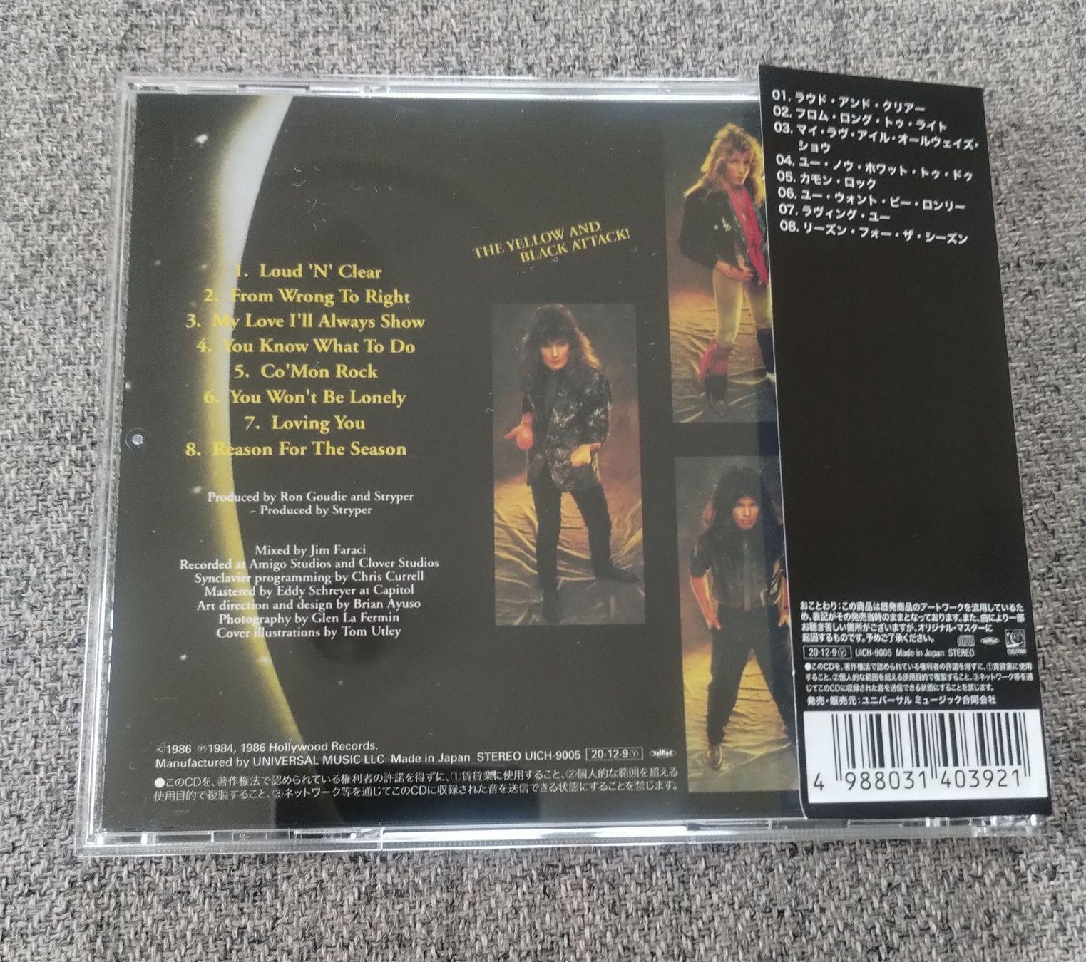 CD: Stryper " The Yellow and black Attack!" – Nuovo (secondo la descrizione) da Lausanne venduto da Martinucci 1
