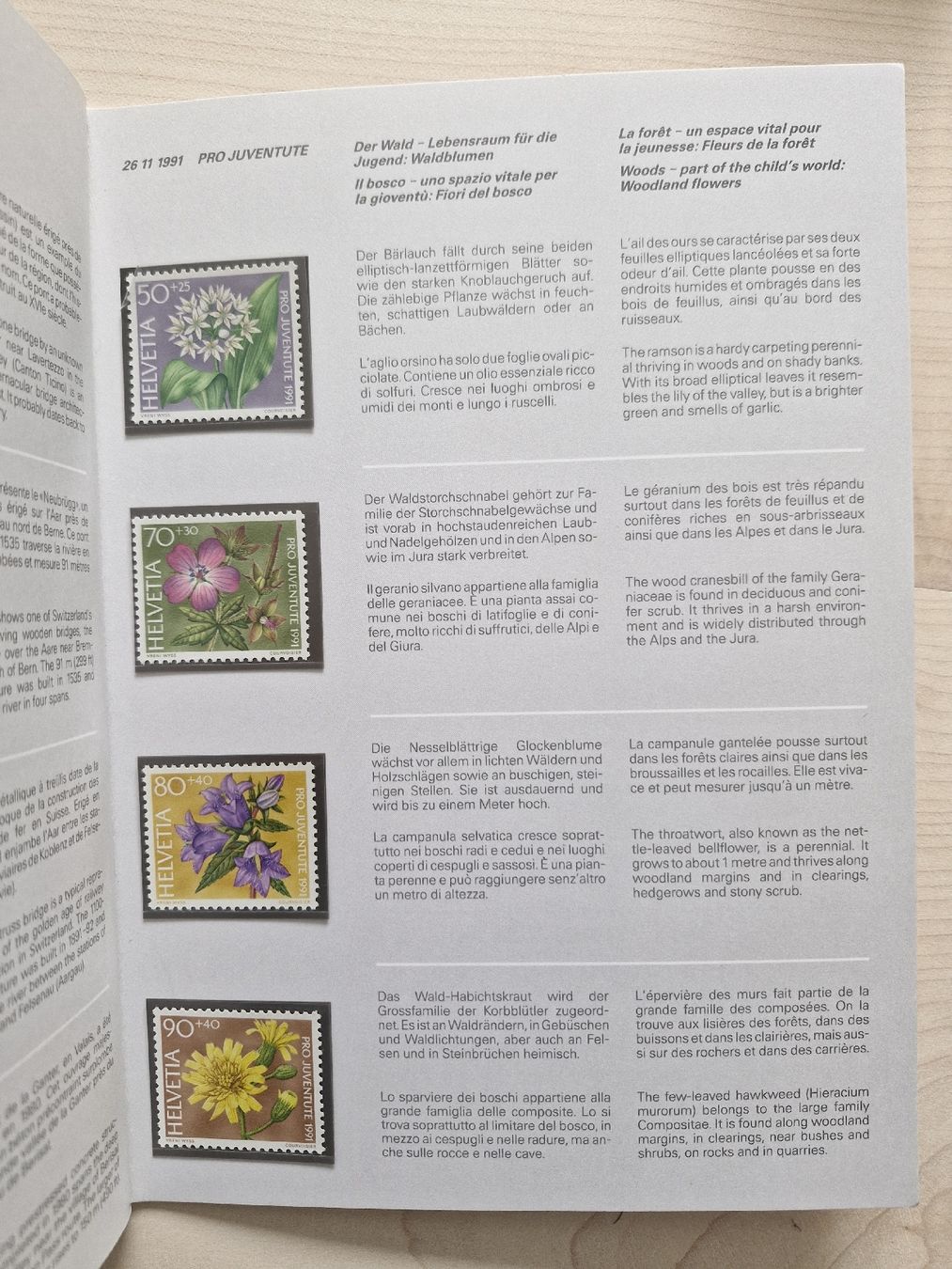 Alle Briefmarken: Jahresbuch 1991 postfrisch CH-Briefmarken – Neu (gemäss Beschreibung) aus Frauenfeld von Kasico 8