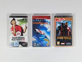 Lot de 3 jeux psp divers