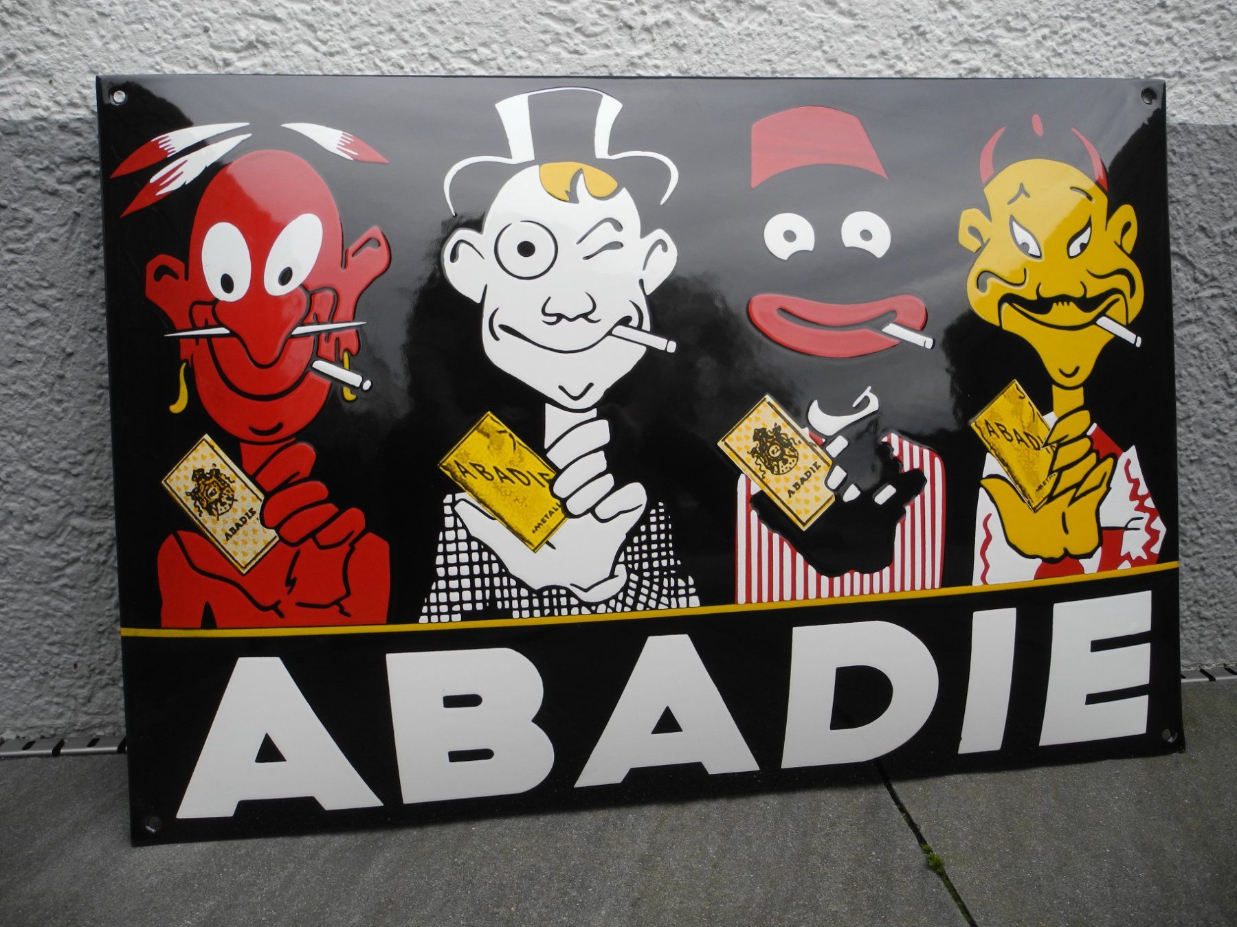 Ecriteaux: ABADIE ZIGARETTENPAPIER EMAILSCHILD – Neuf (Voir description) à Reinach AG par Huckleberrysix 3