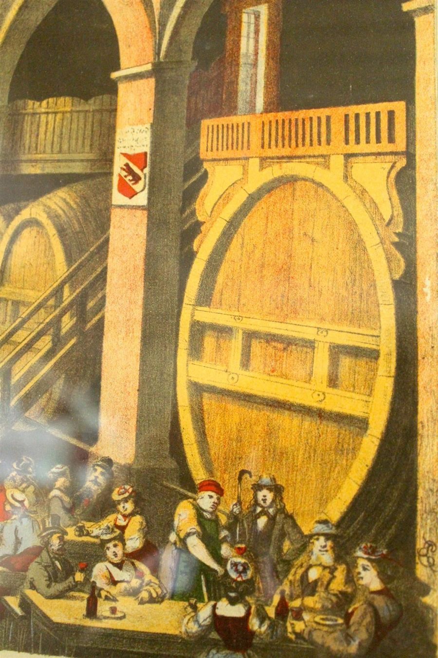 Incisioni: KORNHAUSKELLER BERN (Schweiz, 19. Jh.) – Usato da Bern venduto da Vintageprints 6