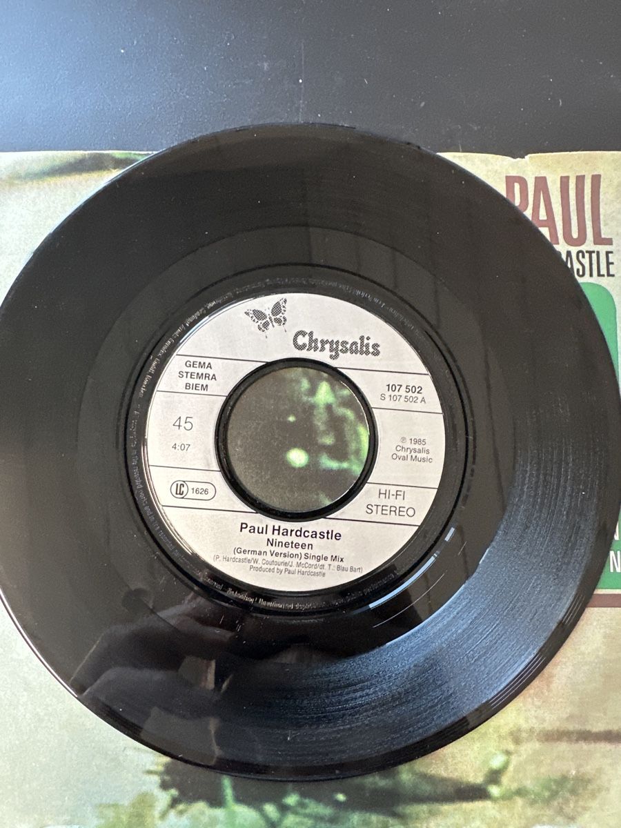Dischi in vinile: Paul Hardcastle 19 - Vinyl Single - German Version – Usato da Courlevon venduto da Poleposition 3