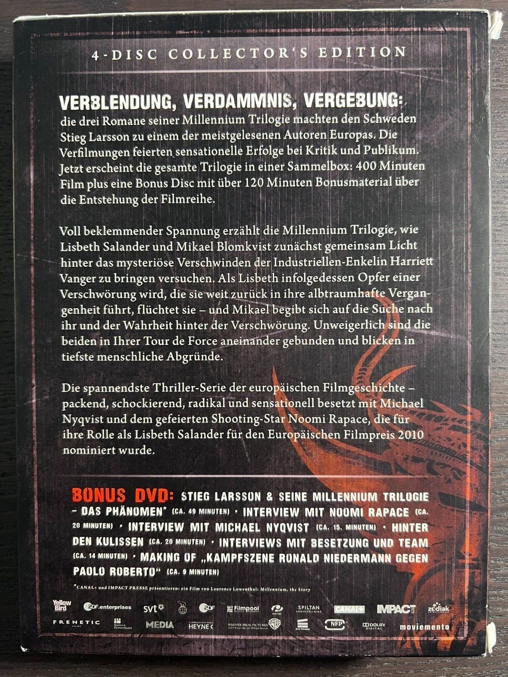 Alle DVDs: Stieg Larsson Millennium Trilogie – Gebraucht aus Zürich von FilmFreunde 1