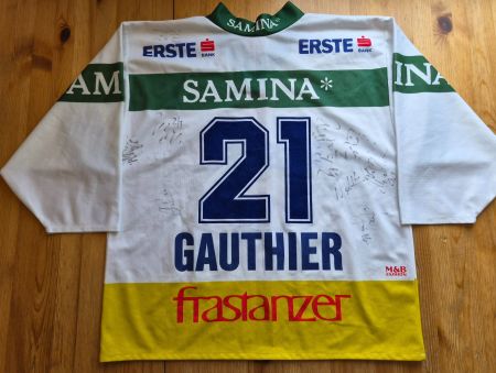 VEU Feldkirch Trikot #21 Gauthier Gr. M Hockey Österreich